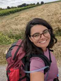 Lisa walking the Le Puy Camino | Lisa Abu Azizeh