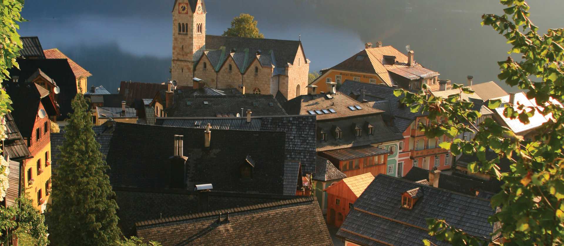 Hallstatt is a small market village 88km away from Salzburg, Austria