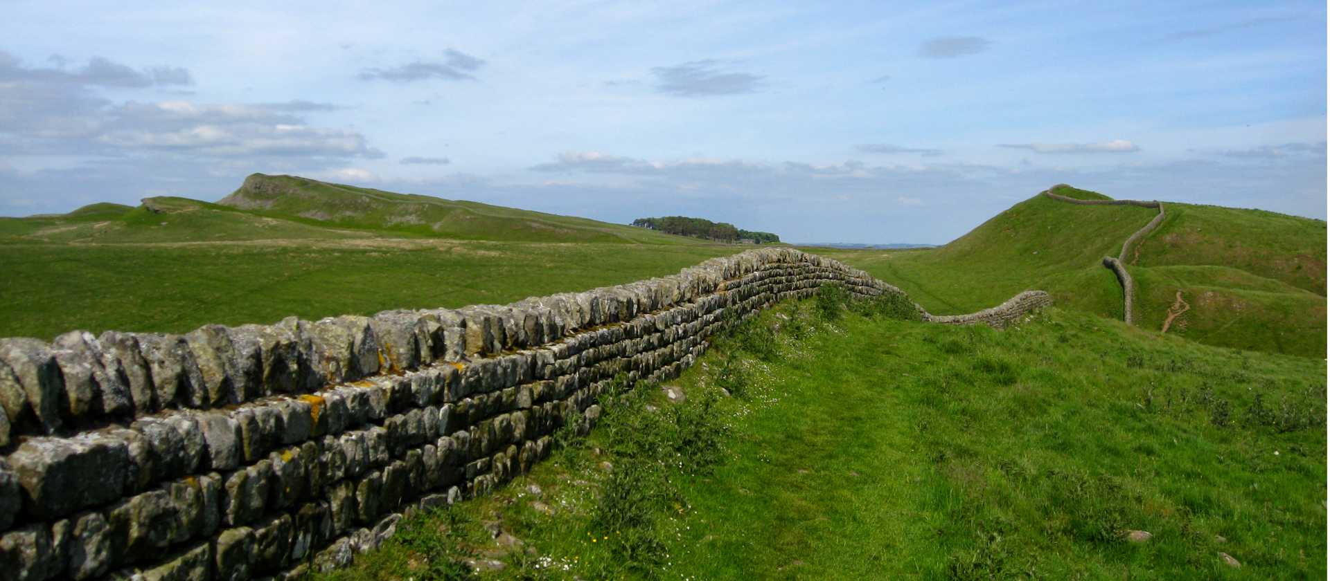 Roman Wall all as far as the eye can see | Glen Bowman