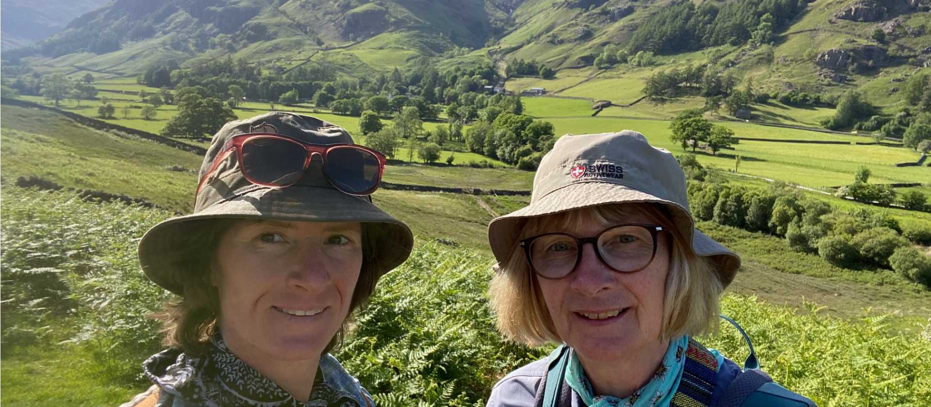 Hikers on the Cumbria Way, England | C. Johnson