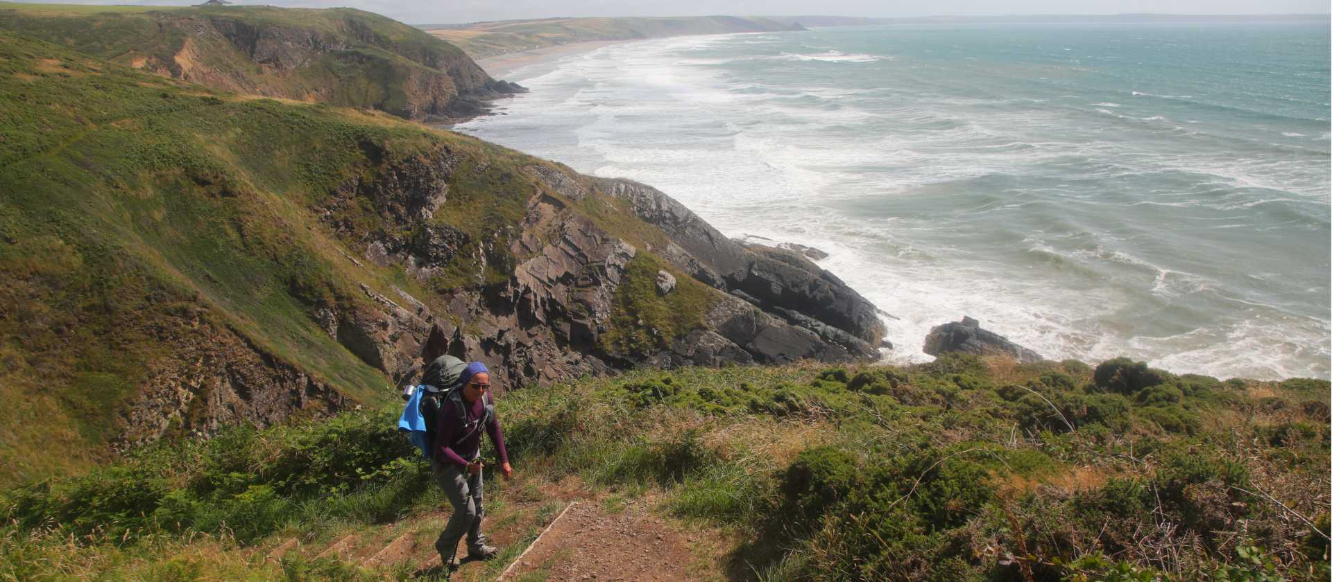 High above the sea towards Newgale | John Millen