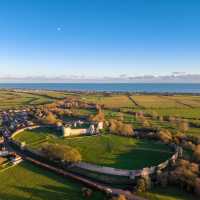 Pevensey Castle and the English Channel | Webster184