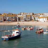 The pretty beach at St Ives in Cornwall