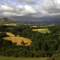 Looking towards the Eldon Hills near Melrose