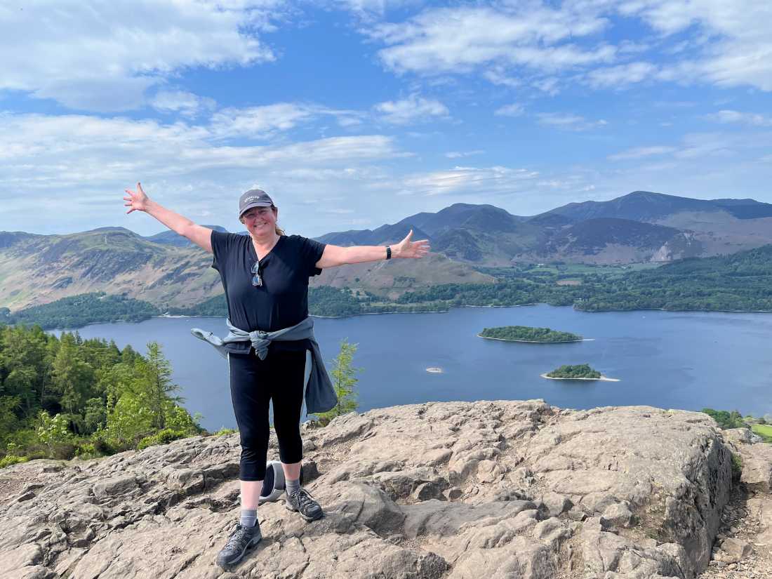 Hiking up to Walla Crag, with excellent views the whole way. | Tegan Pereira