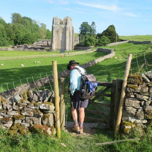 Walking to Shap Abbey on the Coast to Coast