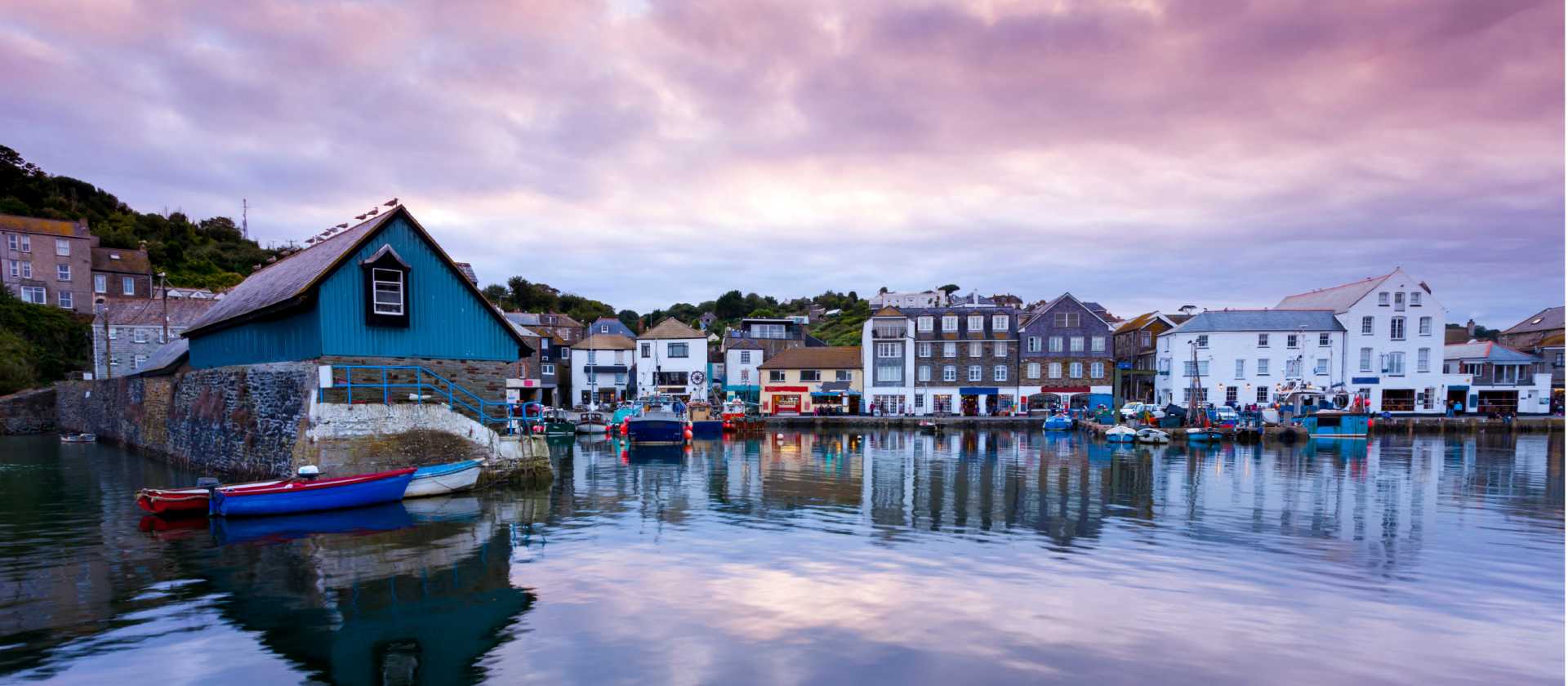 Reflections in Mevagissey Harbour