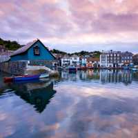 Reflections in Mevagissey Harbour