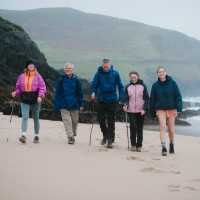 Hikers on the Beach, Dingle Way | Islander