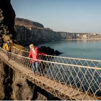 Crossing the Carrick-a-Rede Bridge | Rob Durston