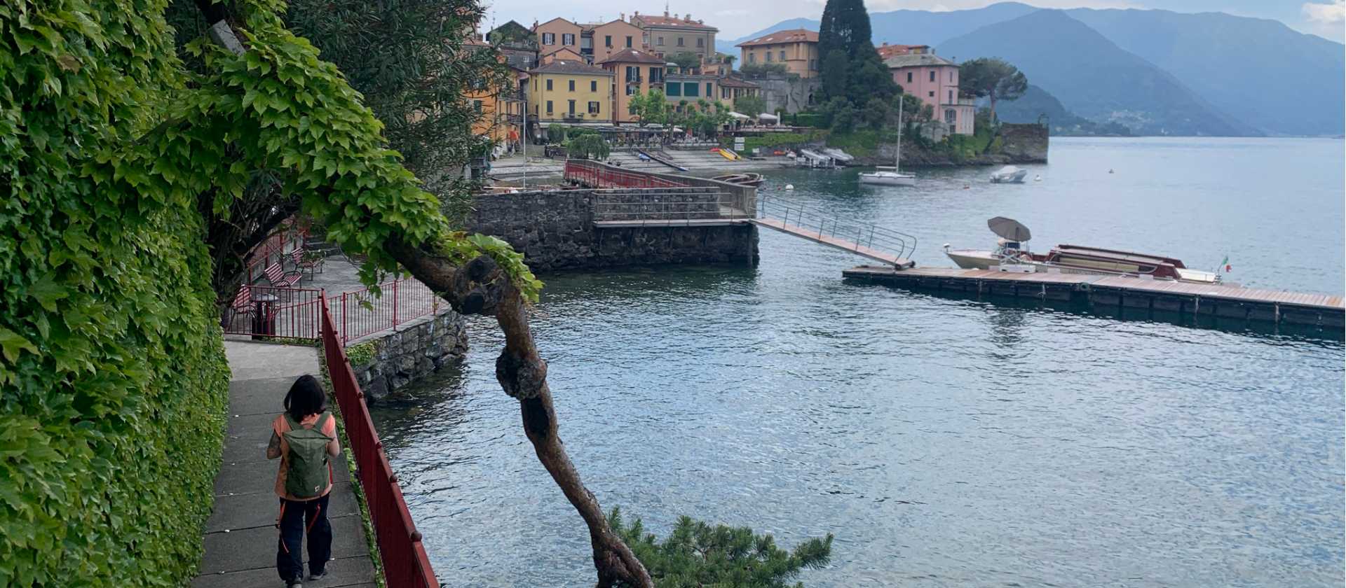 Walk into Varenna; one of the most picturesque towns on Lake Como