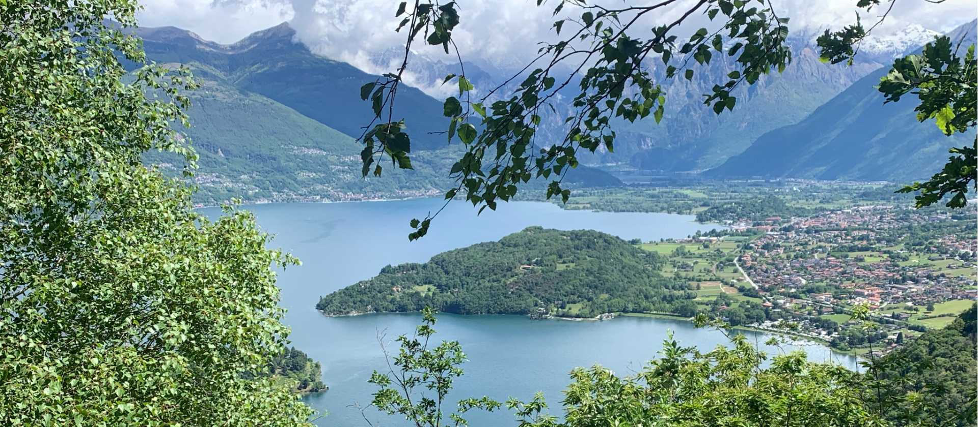 The Italian Alps watch over Colico and Lake Como