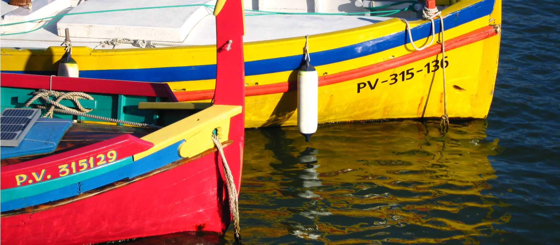 Boats of colour at Collioure