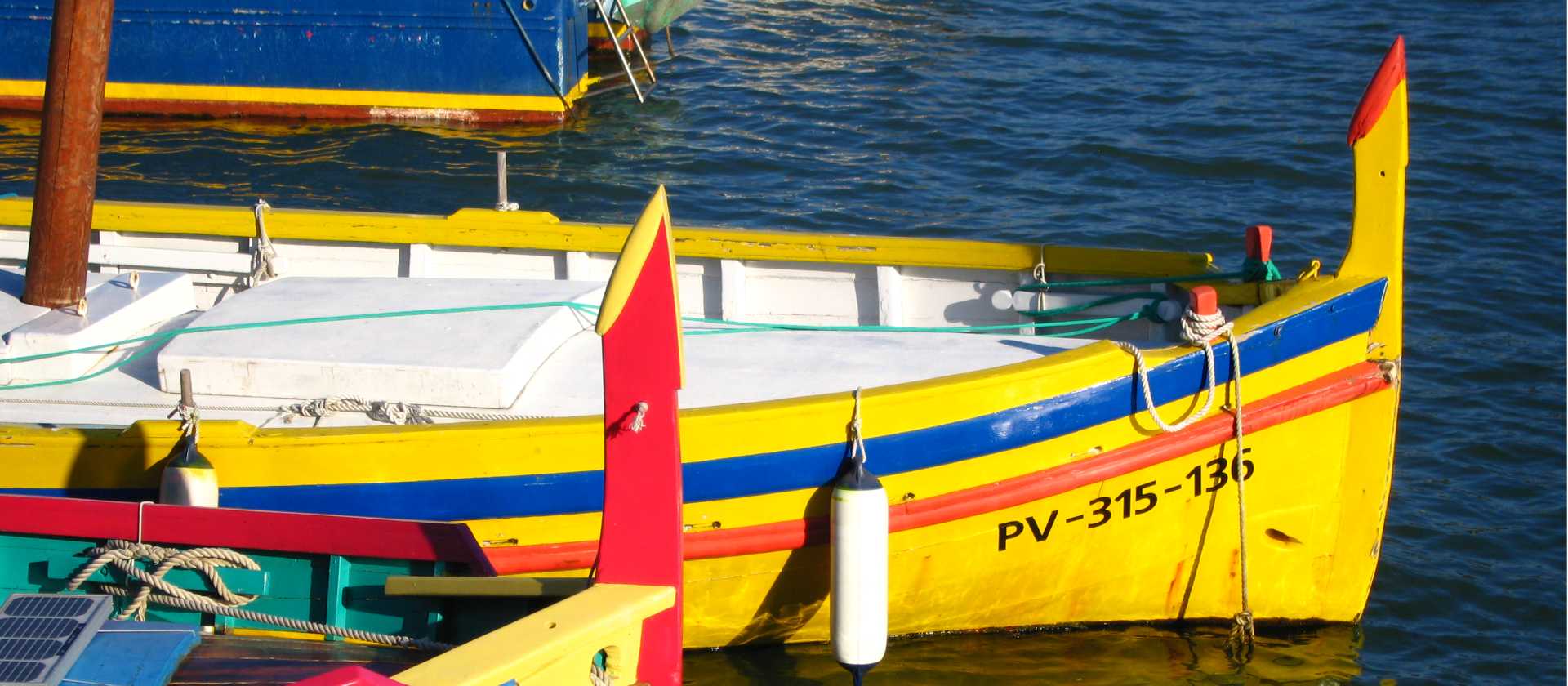Boats of colour at Collioure