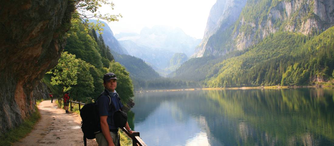 Beautiful mountainous landscapes of Gosausee, Austria 