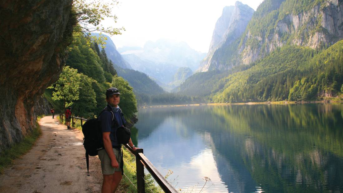 Beautiful mountainous landscapes of Gosausee, Austria 