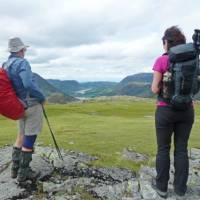 A couple of hikers take in scenes on England's beautiful Lake District | John Millen
