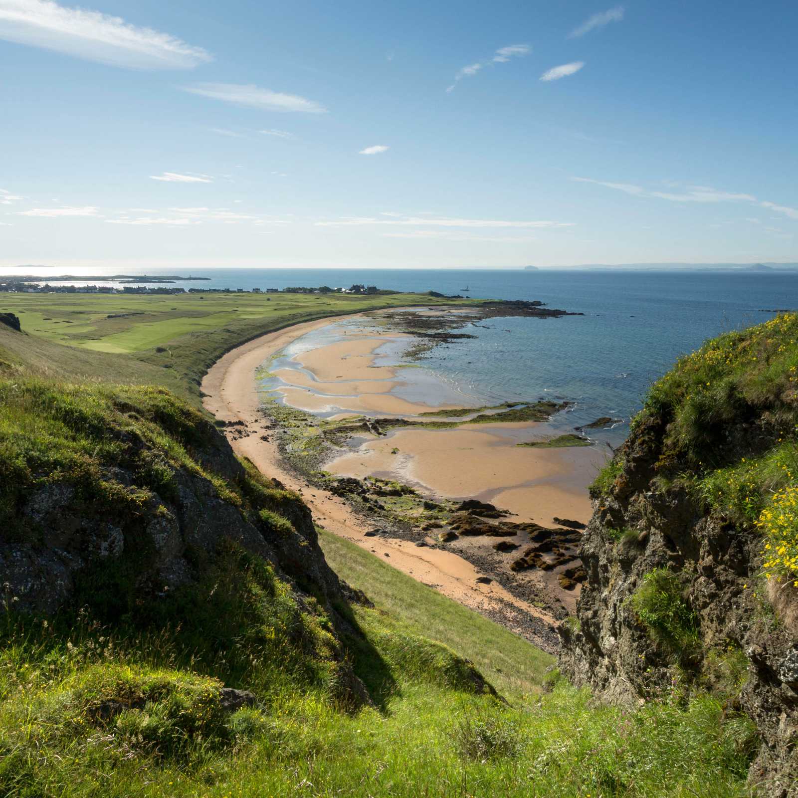 Coastal views towards Elie and Earlsferry, Scotland