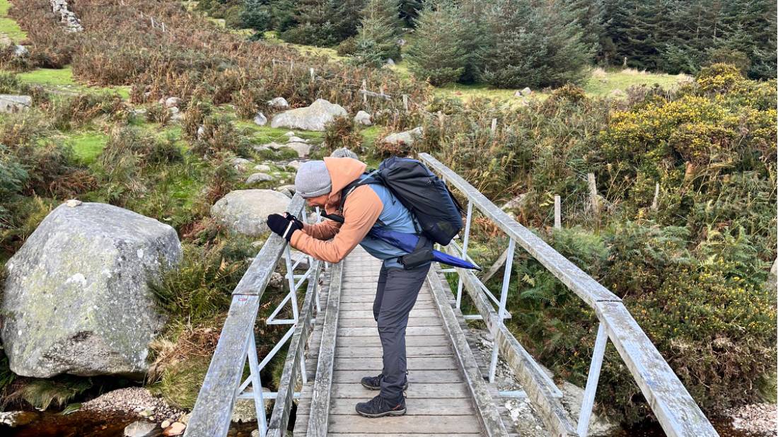 Crossing a bridge to Enniskerry on the Wicklow Way |  <i>Melodie Theberge</i>