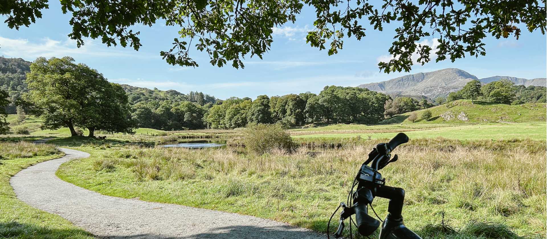 Exploring the Langdale Valley Cycle Trail in the English Lake District on an e-bike