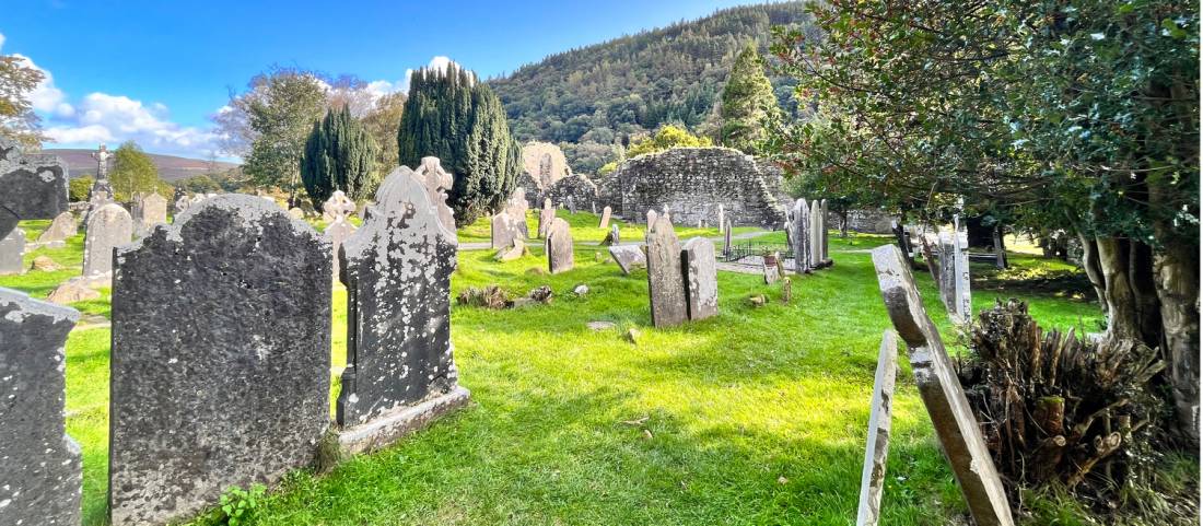 View of Glendalough Valley from the Spinc Trail |  <i>Melodie Theberge</i>