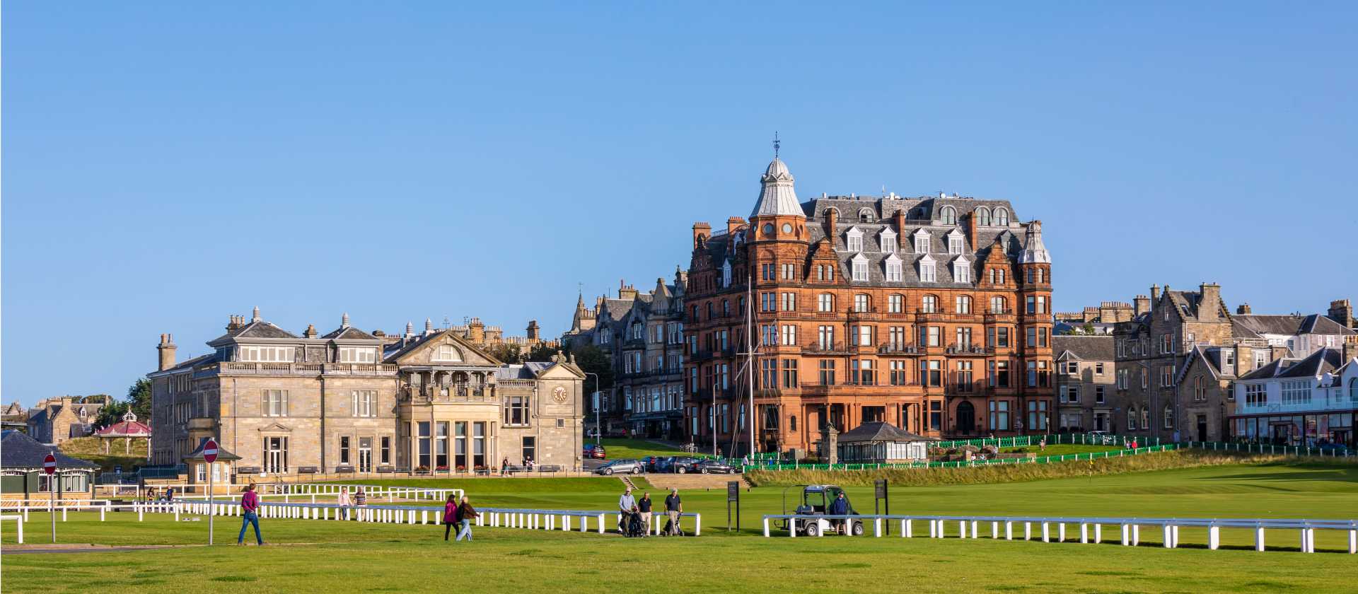 Walk past The Old Course at St Andrews; the "Home of Golf"