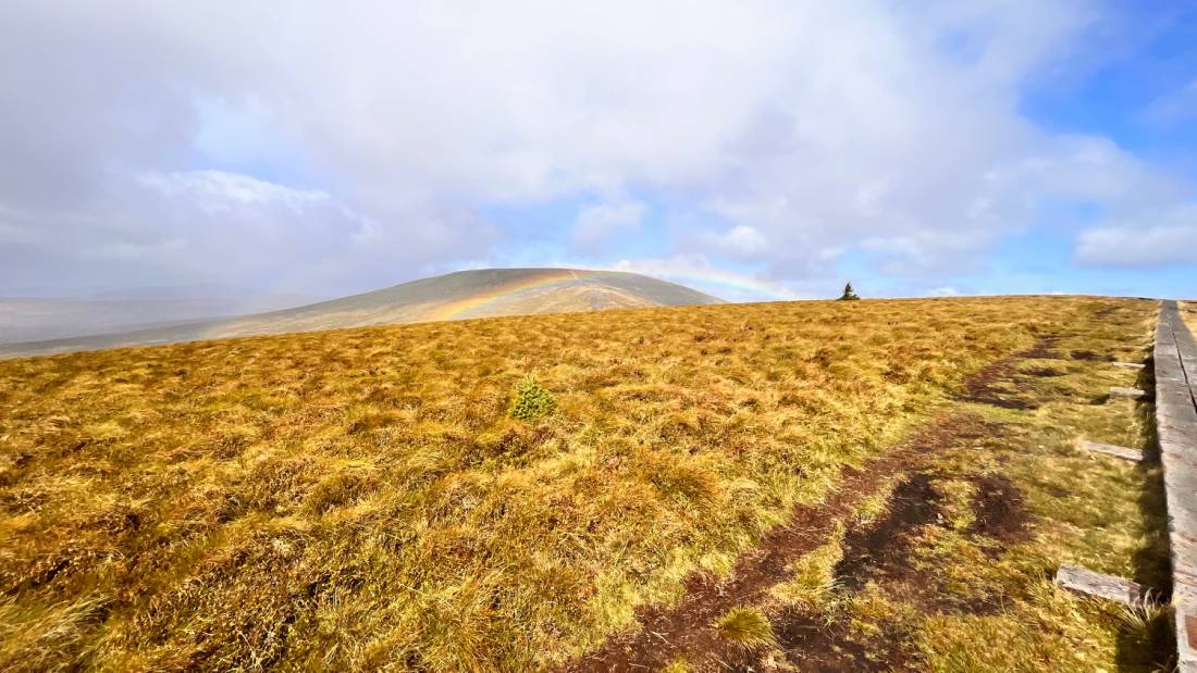 Beautiful rainbow on Djouce Mountain |  <i>Melodie Theberge</i>