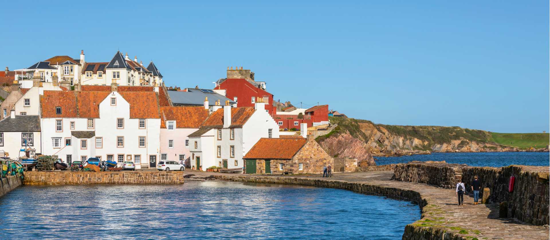 The hike takes you to the charming fishing village of Pittenweem in the East Neuk of Fife