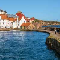 The hike takes you to the charming fishing village of Pittenweem in the East Neuk of Fife