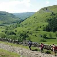 Above Swaledale, walking in England