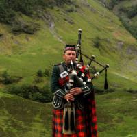 Bagpiper on the West Highland Way - Glencoe, Scotland | Anna A Tarasenko
