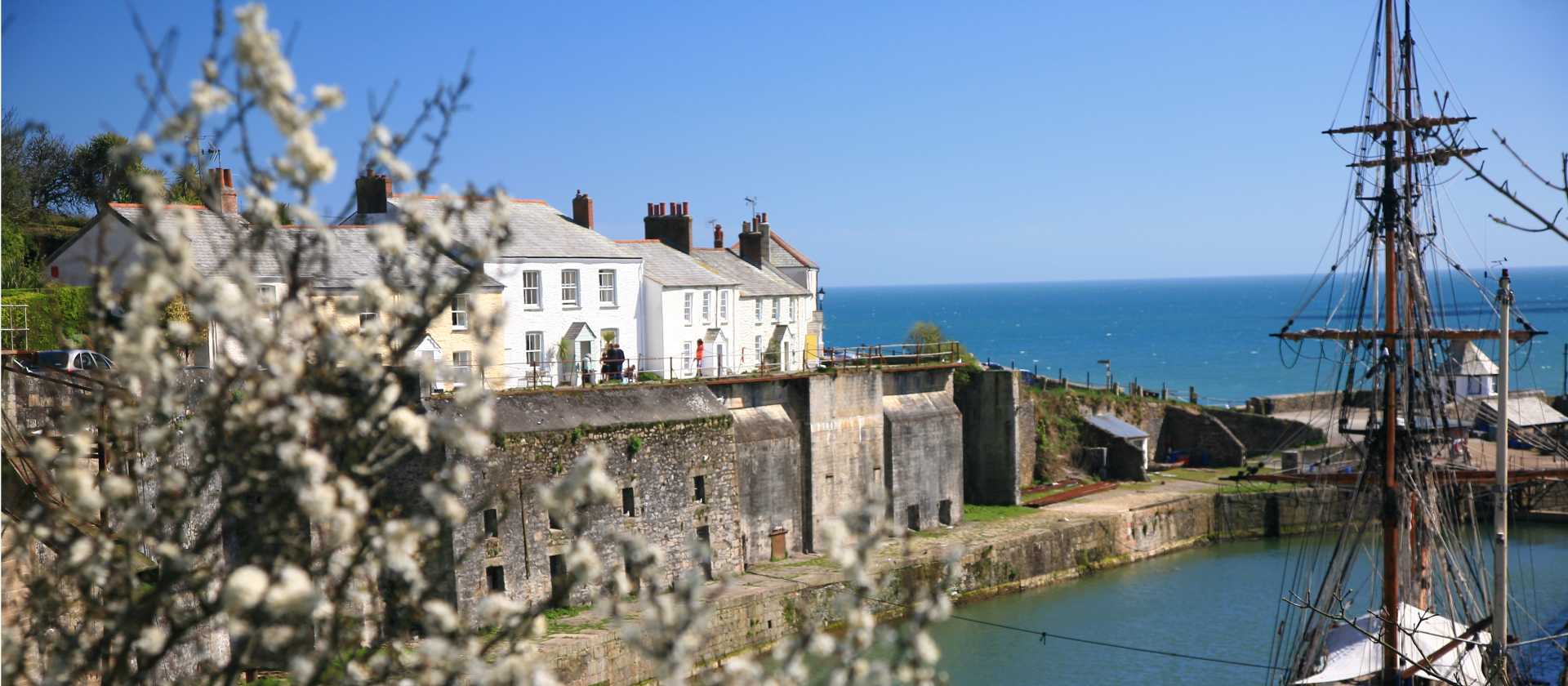 Charlestown Harbour on the Cornish Coastal Path | John Millen