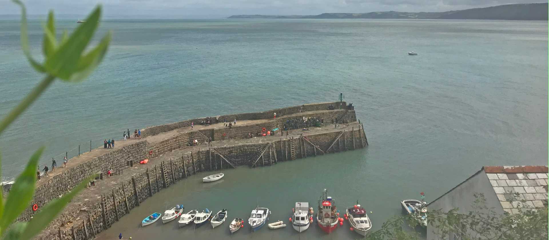 The historic bootspier at Clovelly harbour | Els van Veelen