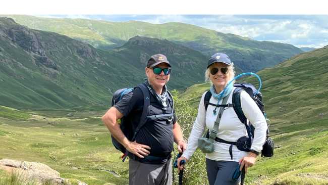 Coast to Coast Hike from Borrowdale to Grasmere