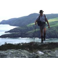 Walking on the Cornish coast