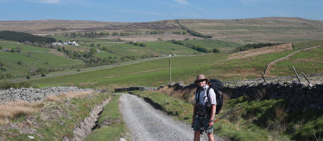 Good weather  on the road near Garrigill |  <i>John Millen</i>