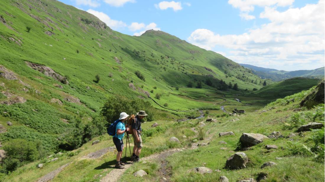 Hikers descending into Grasmere |  <i>John Millen</i>