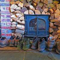 Fireplace at the pub in Danby Wiske | John Millen