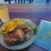 Fish 'n chips are a must when walking the Channel Island Way | Nathalie Thompson