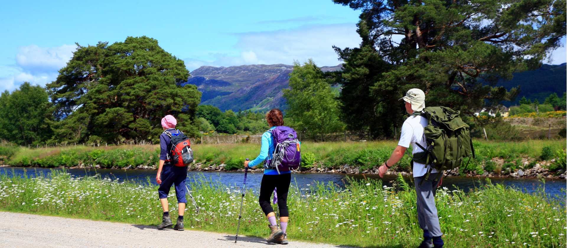 Walkers along Scotland's Caledonian Canal | John Millen
