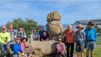 Group Shot! Robin Hood's Bay - Coast to Coast