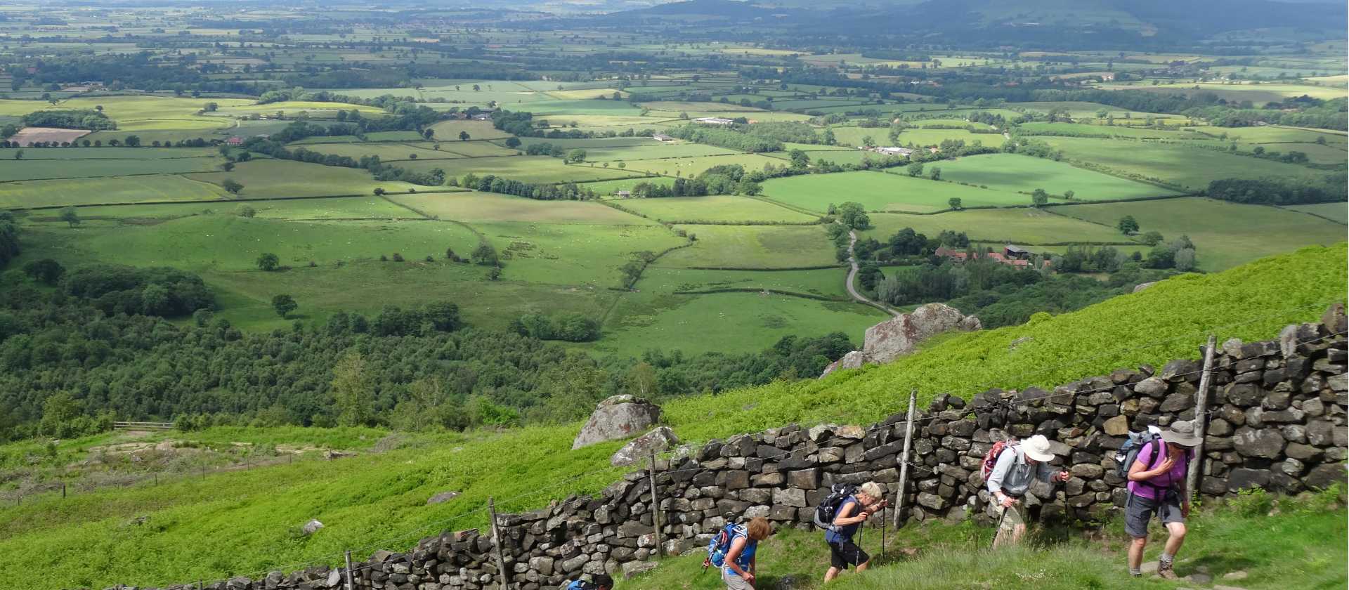 Steep ascent from Clay bank with Roseberry Topping in the background | John Millen