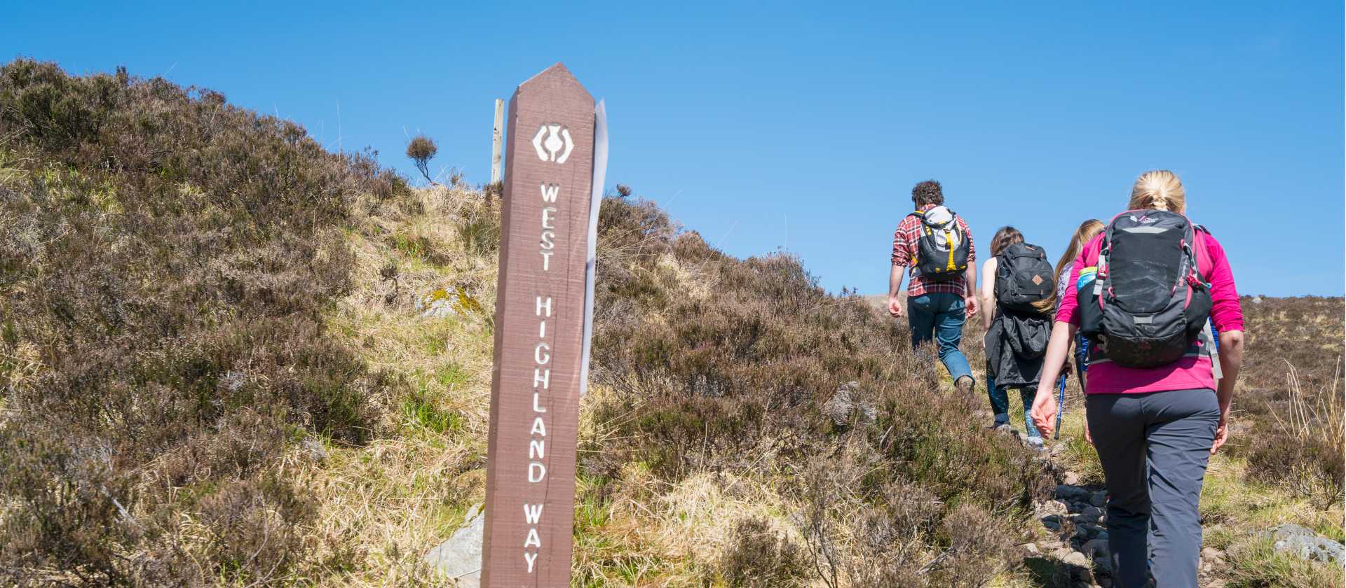 Hikers on the Devils Staircase Glencoe | Kenny Lam