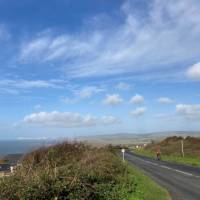 Cycling away from Chale on the Isle of Wight | Els van Veelen