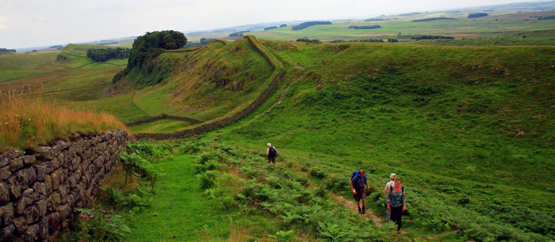 Walking along the Hadrian's Wall |  <i>John Millen</i>