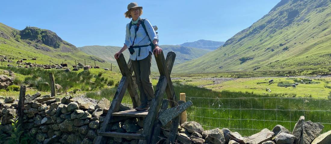 Could this be the most scenic stile on the Cumbria Way? |  <i>C. Johnson</i>