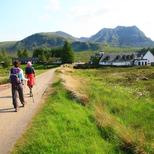 Coming across one of the small villages along the West Highland Way