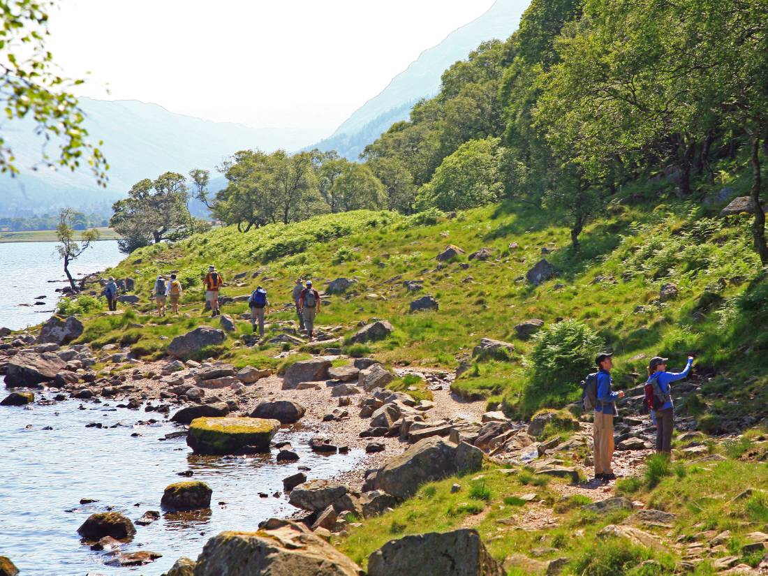 Group of walkers beside Ennerdale Water |  <i>John Millen</i>