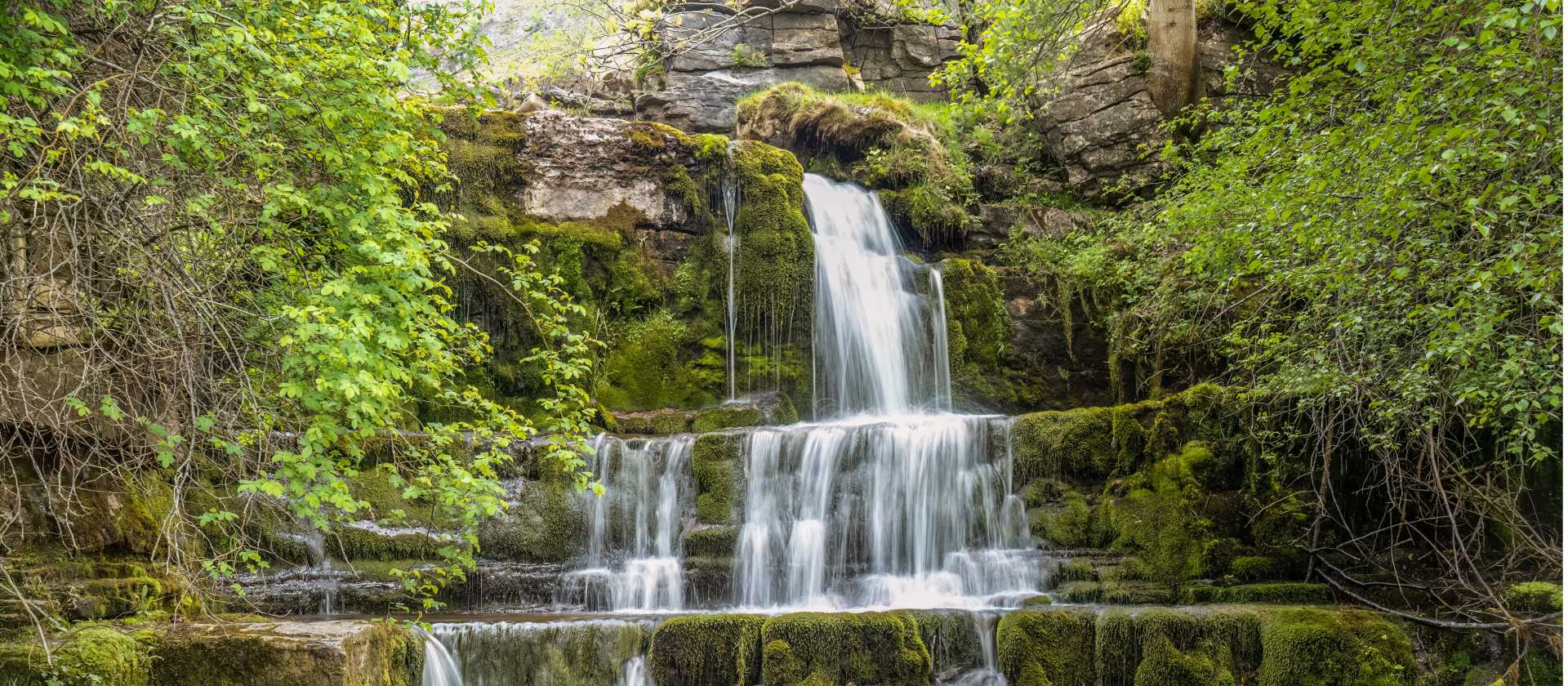 Waterfall at Swinner Gill above Keld in the Yorkshire Dales along the James Herriot Way
 | Pete Stuart