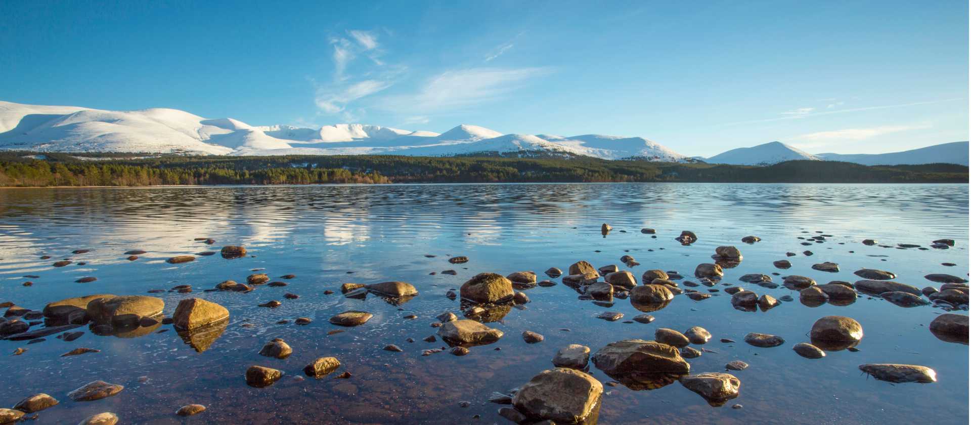Loch Morlich and the Cairngorms in the Spring | Visit Scotland